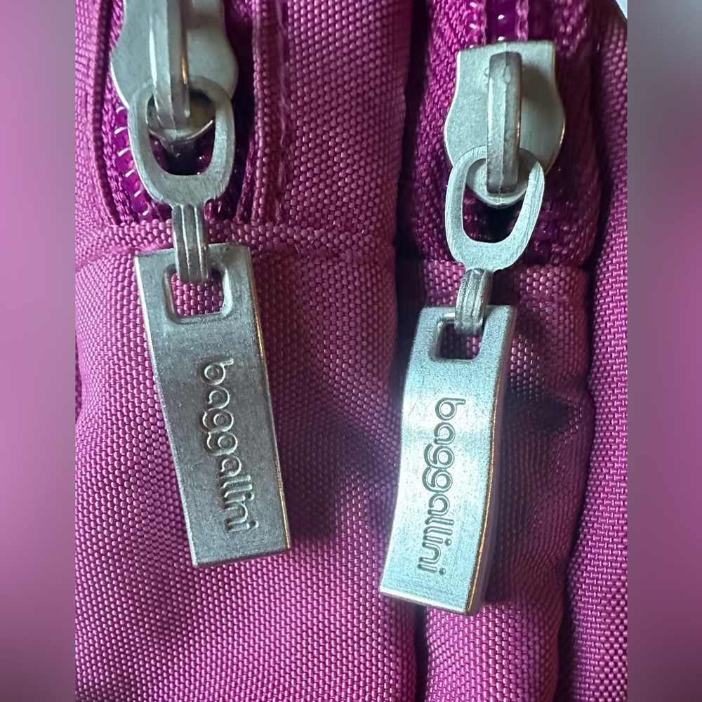 Baggallini Trifecta Wallet RFID Crossbody in Wild Plum - Picture 12 of 15
